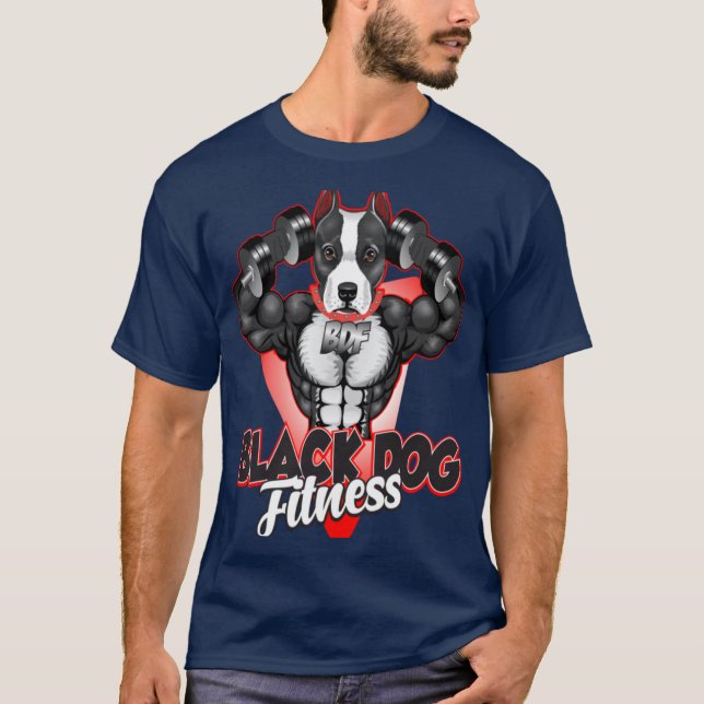 T-shirt Black Dog Fitness (Devant)