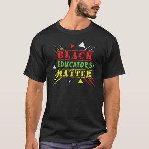 T-shirt Black Educator Pride Black Histoire Noire M