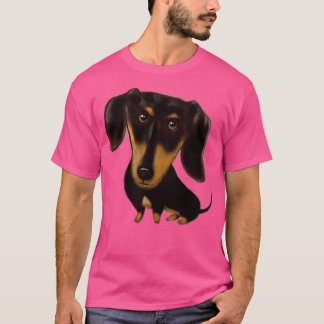 T-shirt Black et Tan Dachshund