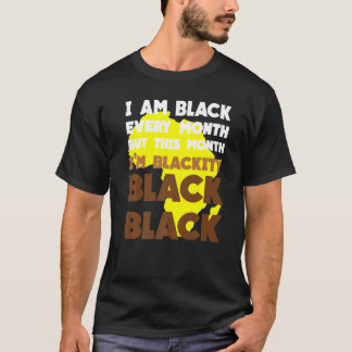 T-shirt Black Every Month Black History African Bhm Blacki