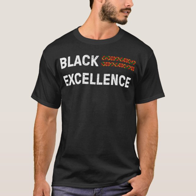 T-shirt Black Excellence Black Pride (Devant)