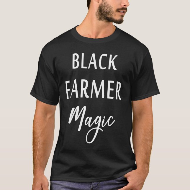T-shirt Black Farmer Magic Black History Month African Ame (Devant)