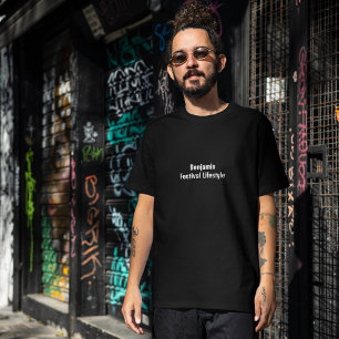 T-shirt Black Festival Lifestyle