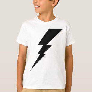 T-shirt Black Flash Lightning Bolt pour enfants