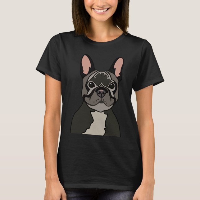 T-shirt Black Frenchie (Devant)