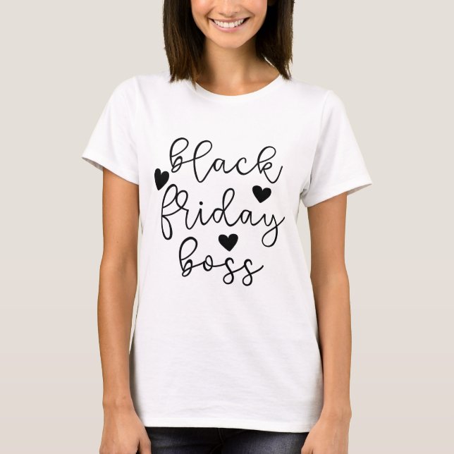 T-shirt Black Friday Boss (Devant)