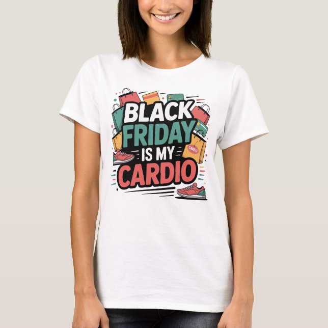 T-shirt Black Friday est My Cardio (Devant)