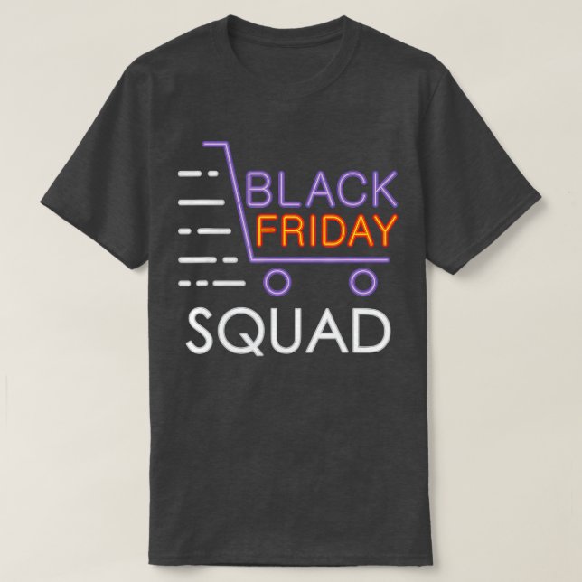 T-shirt Black Friday Squad Black Friday Shopping T (Design devant)