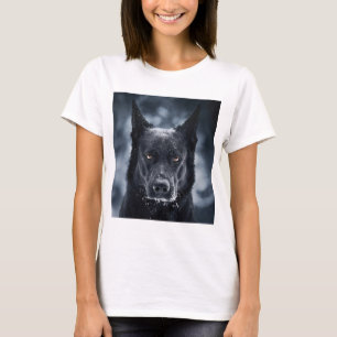 T-shirt Black German Shepherd