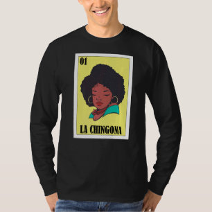 T-shirt Black Girl Loterie Mexicaine Loterie La Chingona