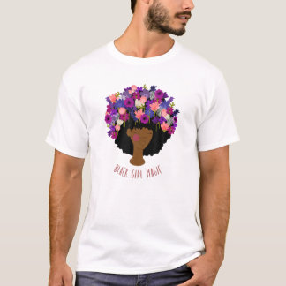 T-shirt Black Girl Magic Afro Queen BLM Melanin
