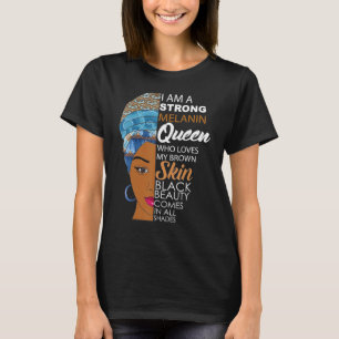 T-shirt Black Girl Magic Je Suis Mois De L'Histoire Des No