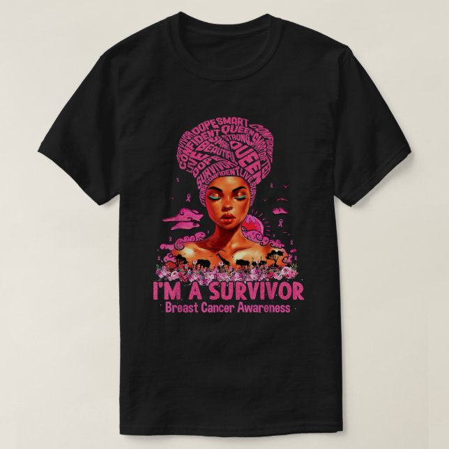 T-shirt Black Girl Women I'm (Design devant)