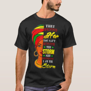 T-shirt Black Girls Femmes Africaines Afro I Am The Stor