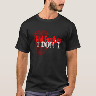 T-shirt Black God forgives