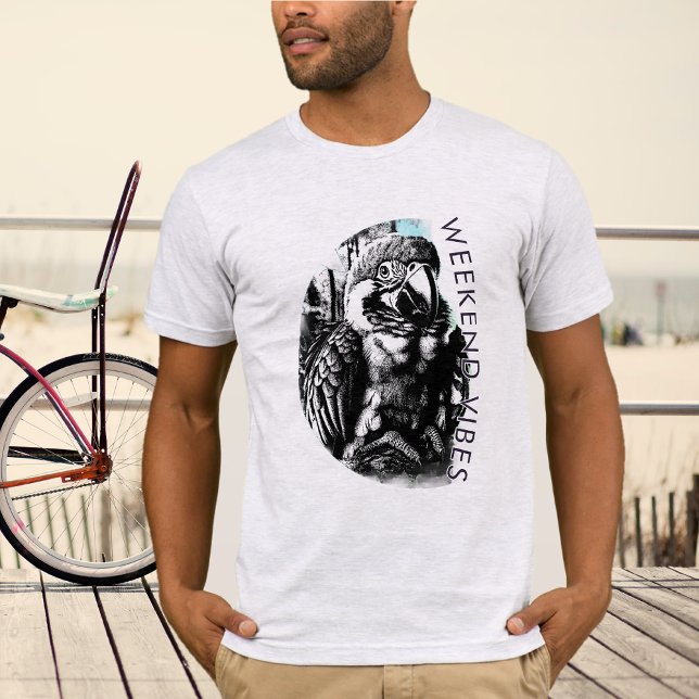 T-shirt Black Graphic Vibes Week-end (Créateur téléchargé)