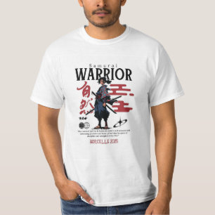 T-shirt Black & Green Samurai Head – Streetwear Maximalist