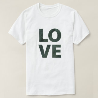 T-shirt Black Grunge Love Valentine