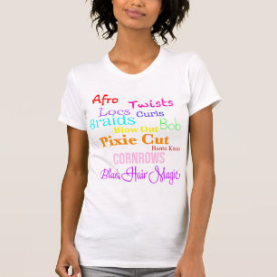 T-shirt Black Hair Magic - Black Women Hair Appréciation