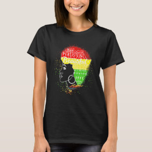 T-shirt Black Histoire Mois Chemise Africaine Femme Afro J
