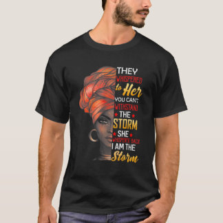 T-shirt Black Histoire Mois Chemise Africaine Femme Afro J