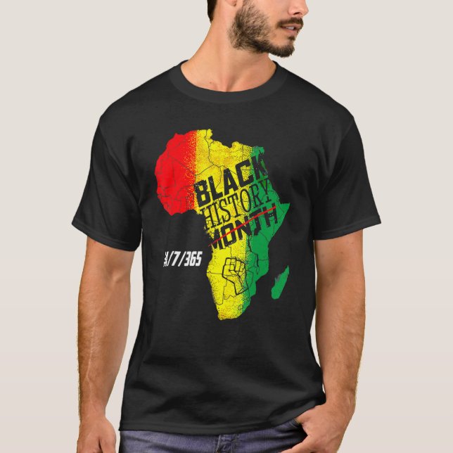 T-shirt Black History 247365 Men Women Kids Black History  (Devant)
