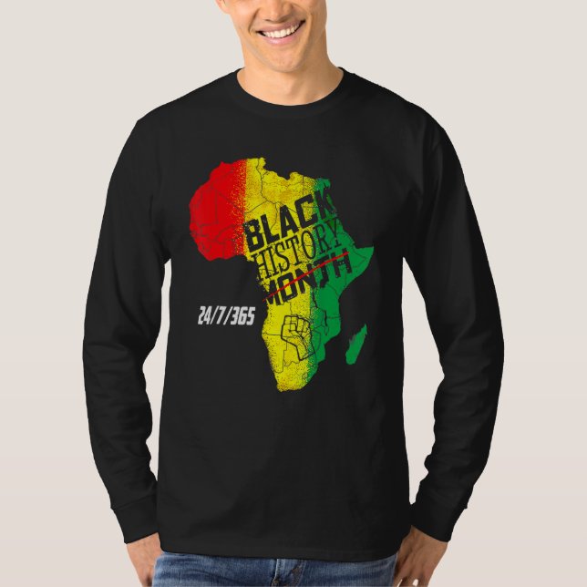 T-shirt Black History 247365 Men Women Kids Black History  (Devant)