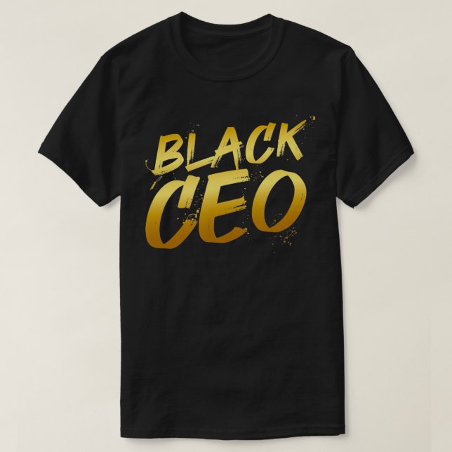 T-shirt Black History Mois Black Ceo African American Son (Design devant)