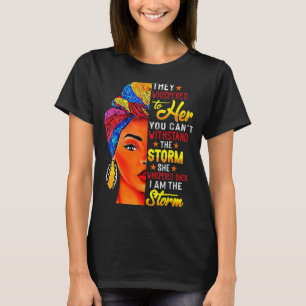 T-shirt Black History Mois Chemise Je Suis La Tempête Afri