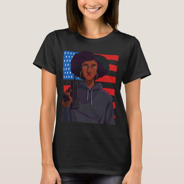T-shirt Black History Mois Panther (Devant)