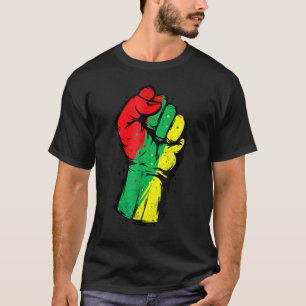 T-shirt Black History Mois Premier Black Power Femmes Homm
