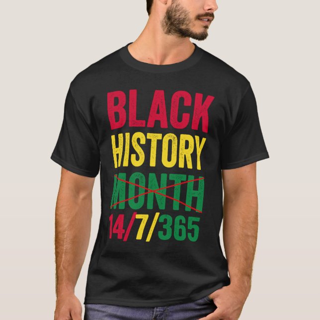 T-shirt Black History Month (Devant)