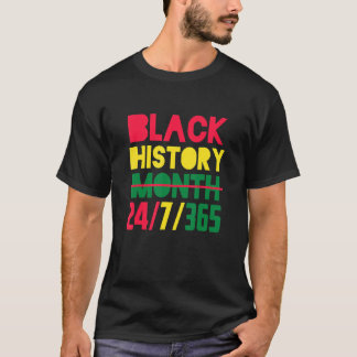 T-shirt Black History Month