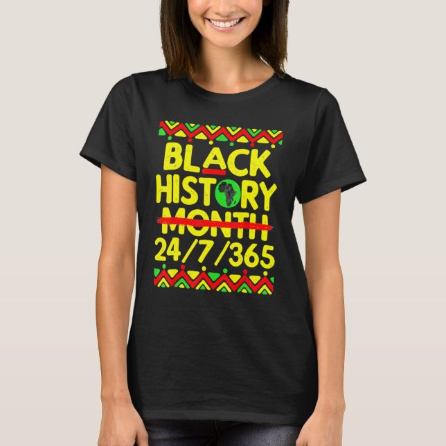T-shirt Black History Month 2023 Black History 247365 Mela (Devant)