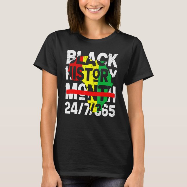 T-shirt Black History Month 247365 2023 Proud African Mela (Devant)