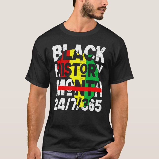 T-shirt Black History Month 247365 2023 Proud African Mela (Devant)