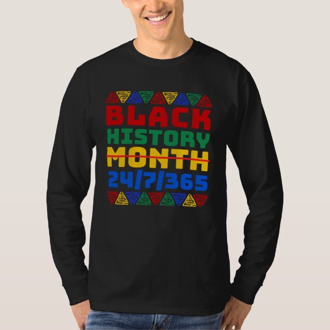 T-shirt Black History Month 247365 African Melanin Freedom (Devant)