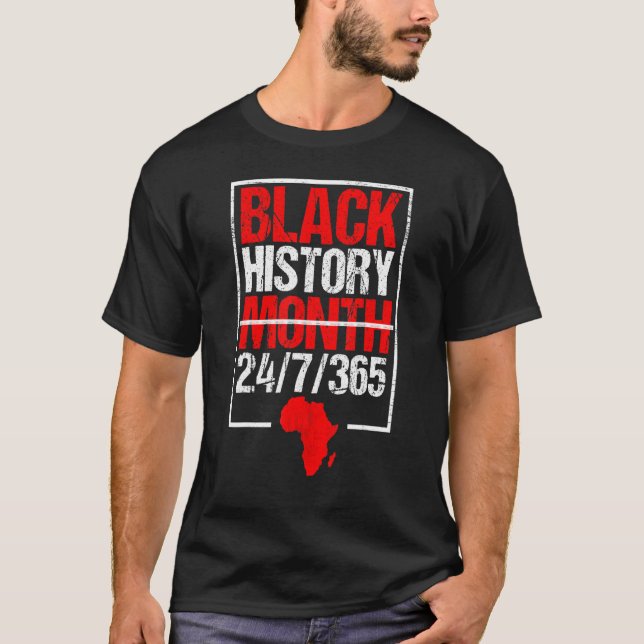 T-shirt Black History Month 247365 Black History Month 202 (Devant)