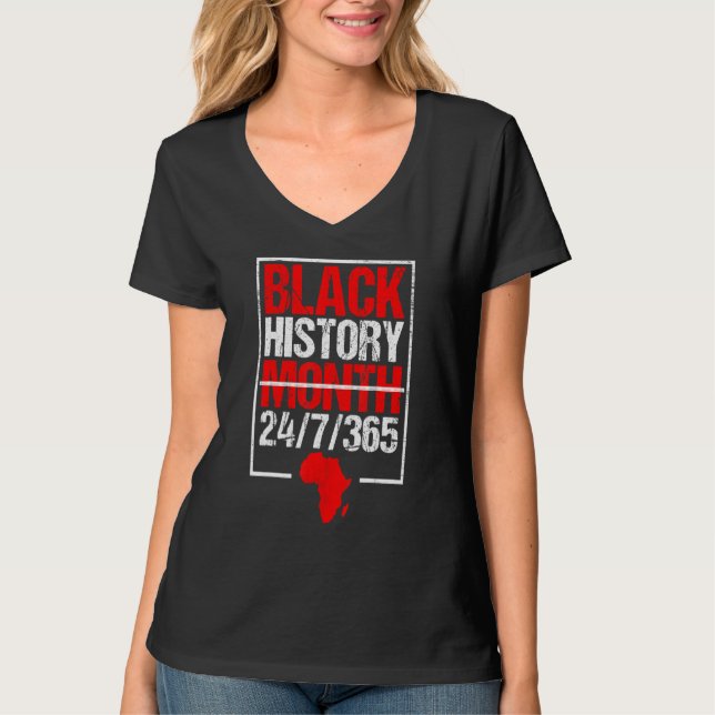 T-shirt Black History Month 247365 Black History Month 202 (Devant)