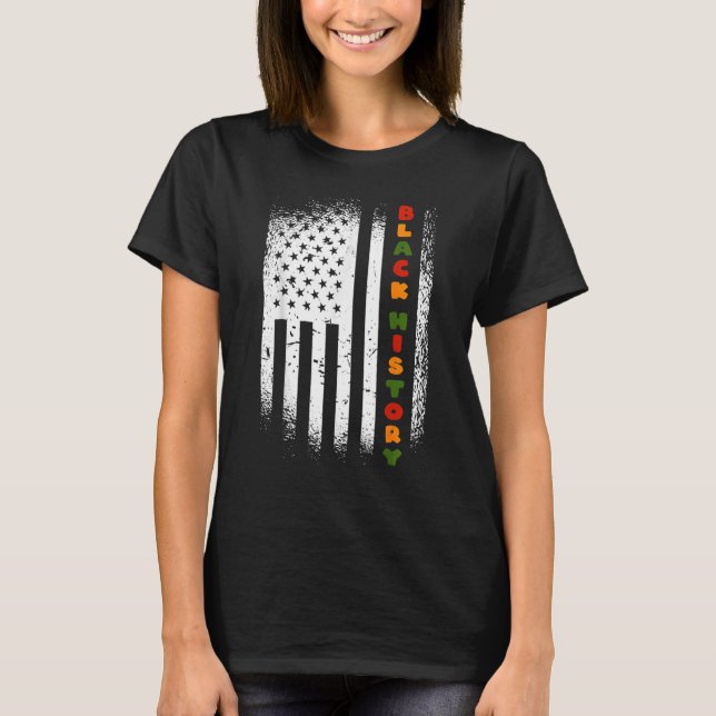 T-shirt Black History Month 247365 Pride African American (Devant)