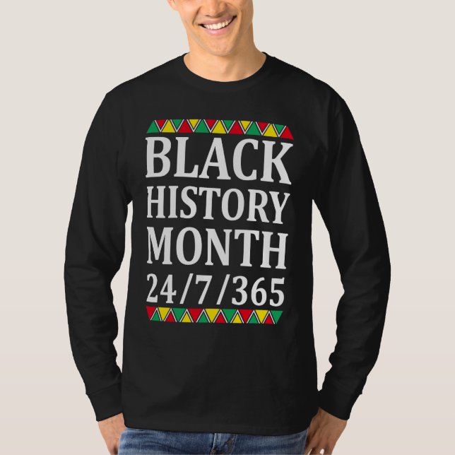 T-shirt Black History Month African American  1 (Devant)