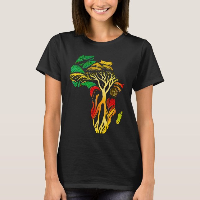 T-shirt Black history month  African American Ancestors' r (Devant)