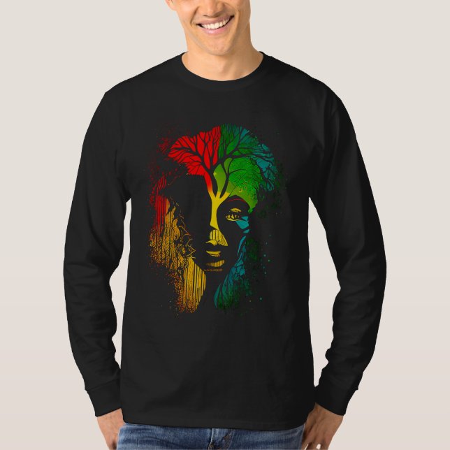 T-shirt Black history month  African American Ancestors' r (Devant)