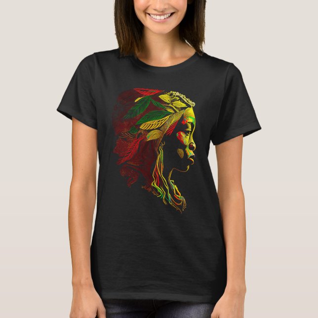 T-shirt Black history month  African American Ancestors' r (Devant)