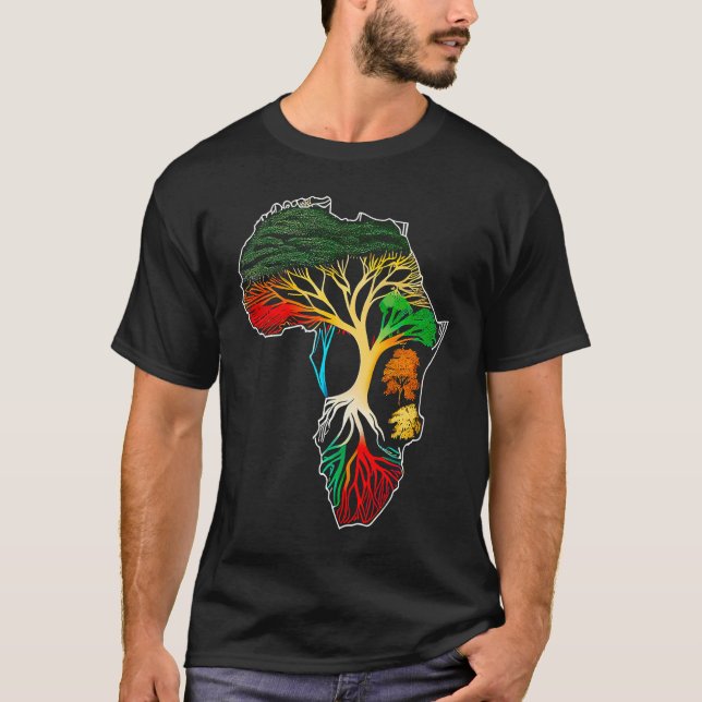 T-shirt Black history month  African American Ancestors' r (Devant)