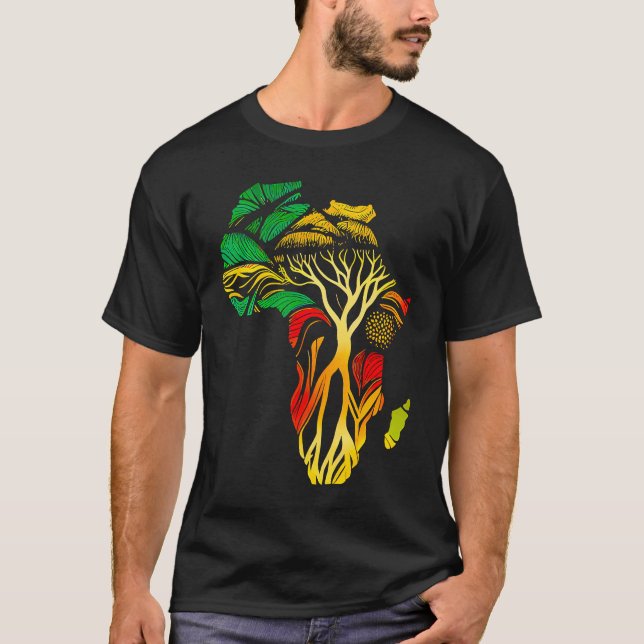 T-shirt Black history month  African American Ancestors' r (Devant)