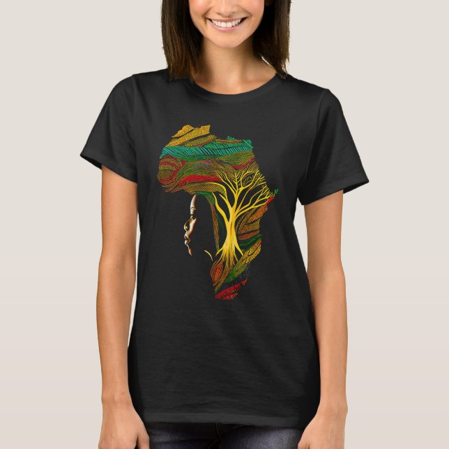 T-shirt Black history month  African American Ancestors' r (Devant)