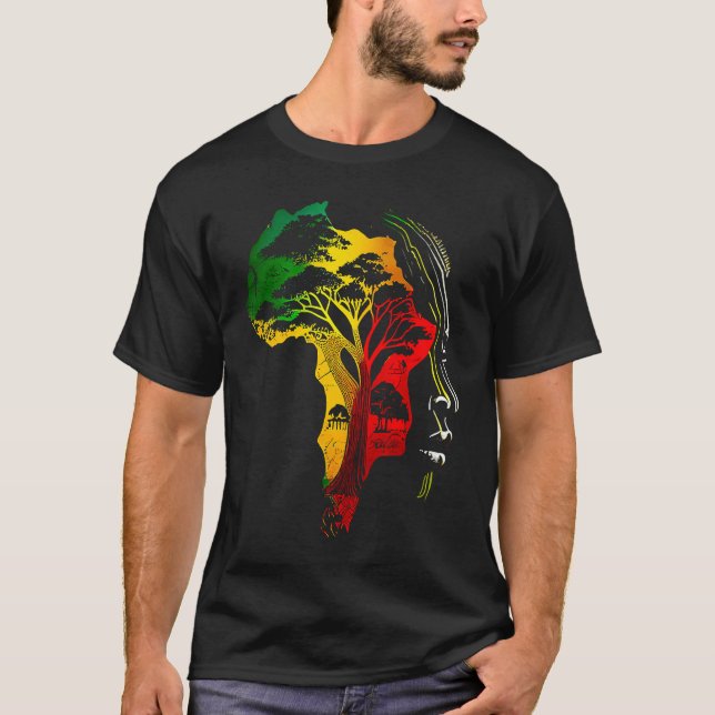 T-shirt Black history month  African American Ancestors' r (Devant)