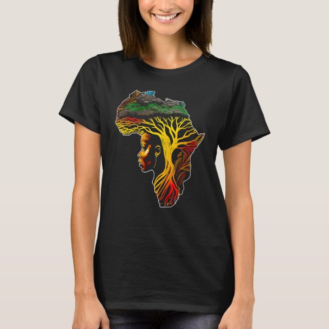 T-shirt Black history month  African American Ancestors' r (Devant)