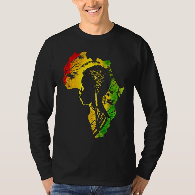 T-shirt Black history month  African American Ancestors' r (Devant)